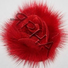 Трояндочка норка (набір) 3 алая