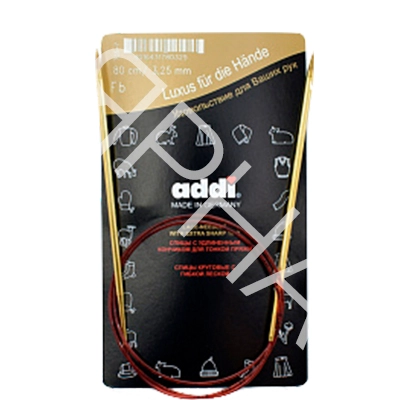Спиці кругові Addi 755-7 4.5 мм 60 см з подовженим кінчиком