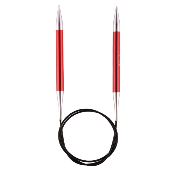 Спиці кругові Knitpro Zing 47137 9.0 мм 80 см
