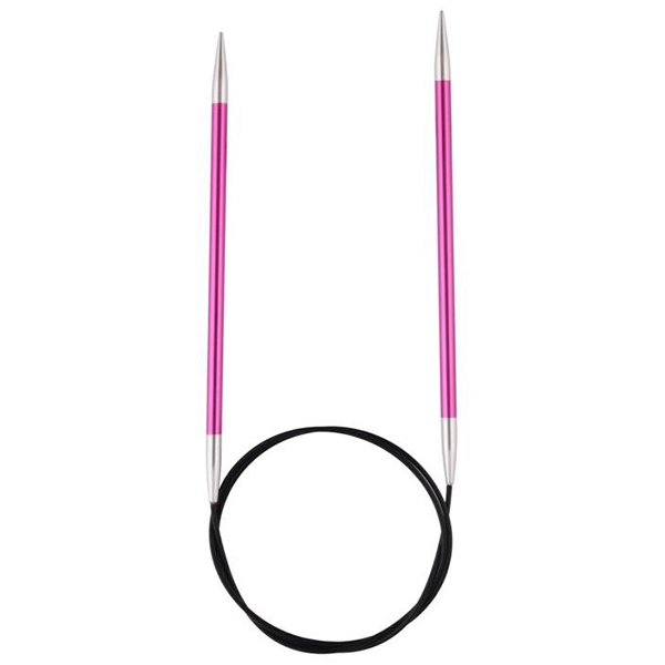 Спиці кругові Knitpro Zing 47101 5.0 мм 60 см